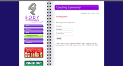Desktop Screenshot of coachingcenter.bodyredesigning.net